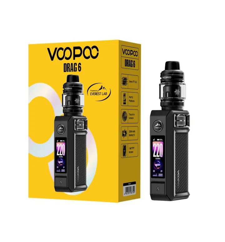 VooPoo Drag 6 Box Mod Kit | Vape Shop Mumbai